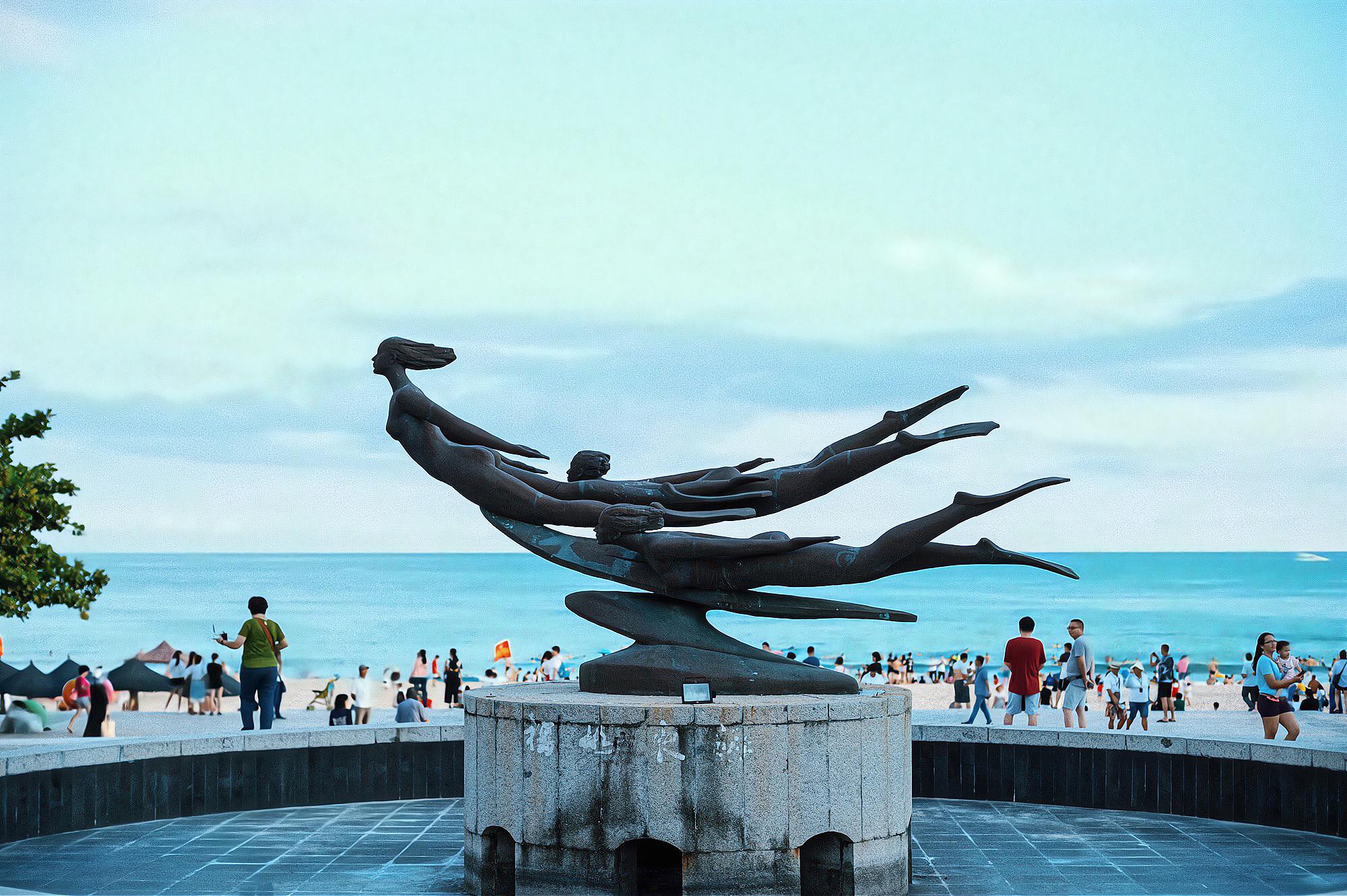 三亚大东海免费游玩,三亚大东海湾免费浴场