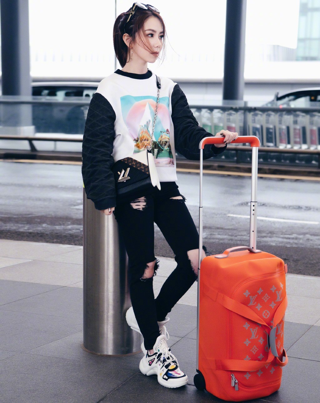 邓紫棋穿搭鞋,邓紫棋穿搭短靴