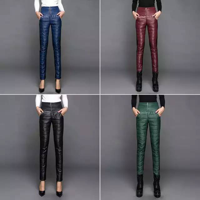 小个子面包服搭配休闲绒牛仔裤,棕色面包服穿什么裤子好看