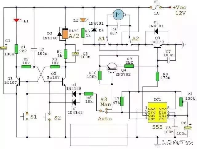 集成555定时器的电路实验,555定时器由哪两种电路组成