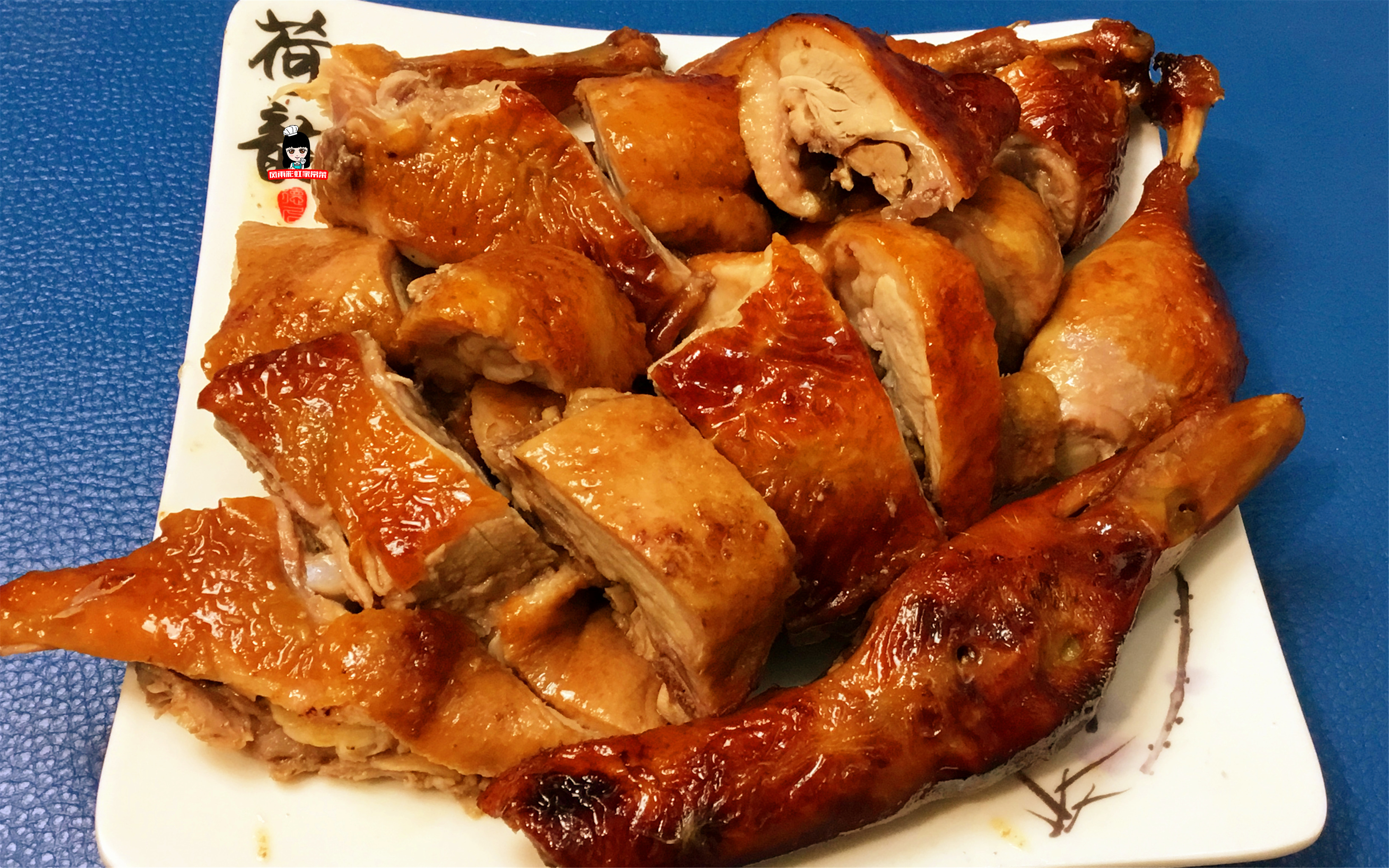 教你学正宗烤鸭,烤鸭怎么烤出来皮不干不柴呢