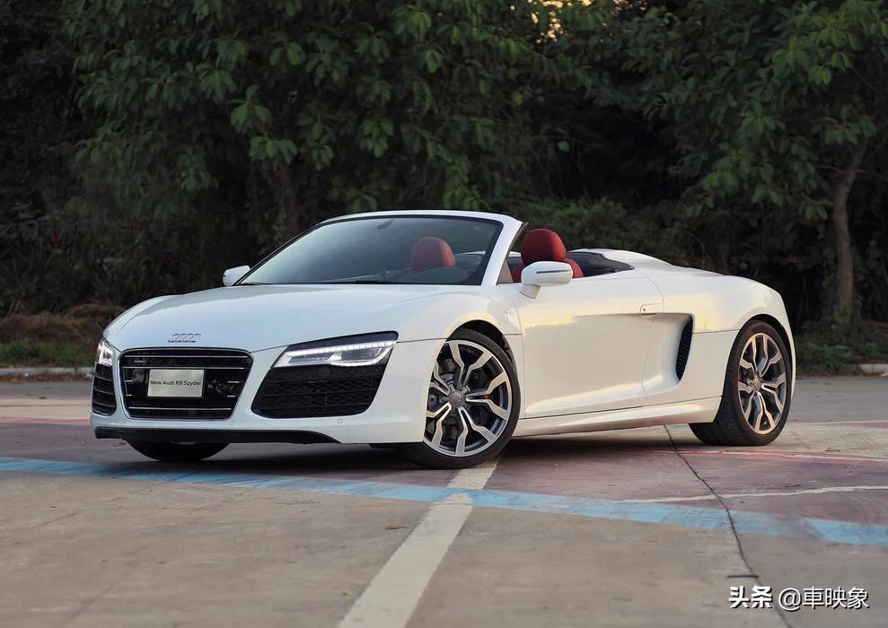 2017款奥迪r8spyder炸街,全新奥迪r8spyder静态实拍
