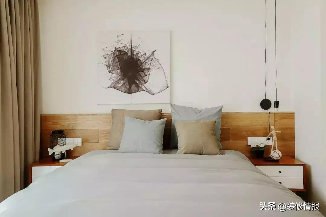 床头旁空荡荡怎么布置,卧室里床头背景怎么做好看