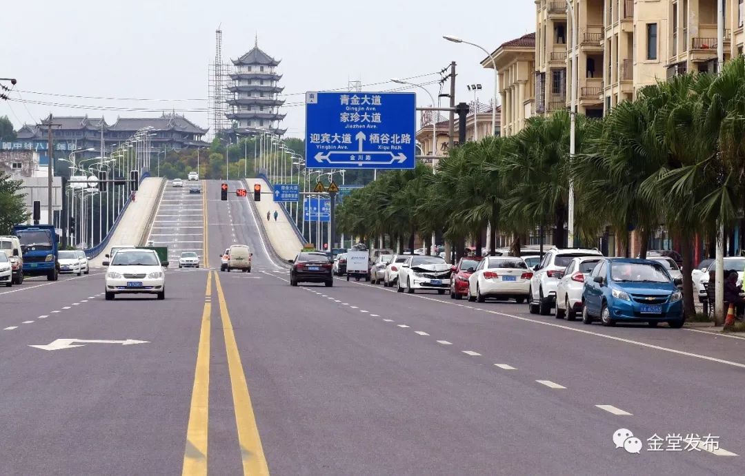 哇！比成都一环路还长6公里！金堂县城外环线全线通车