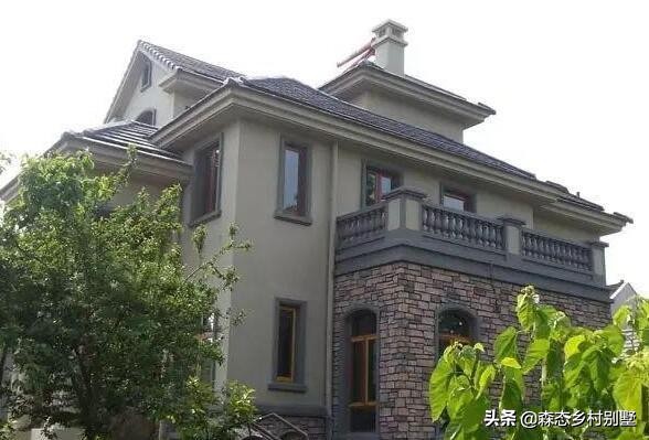 农村土豪花100多万造小别墅,浙江富人回乡建别墅