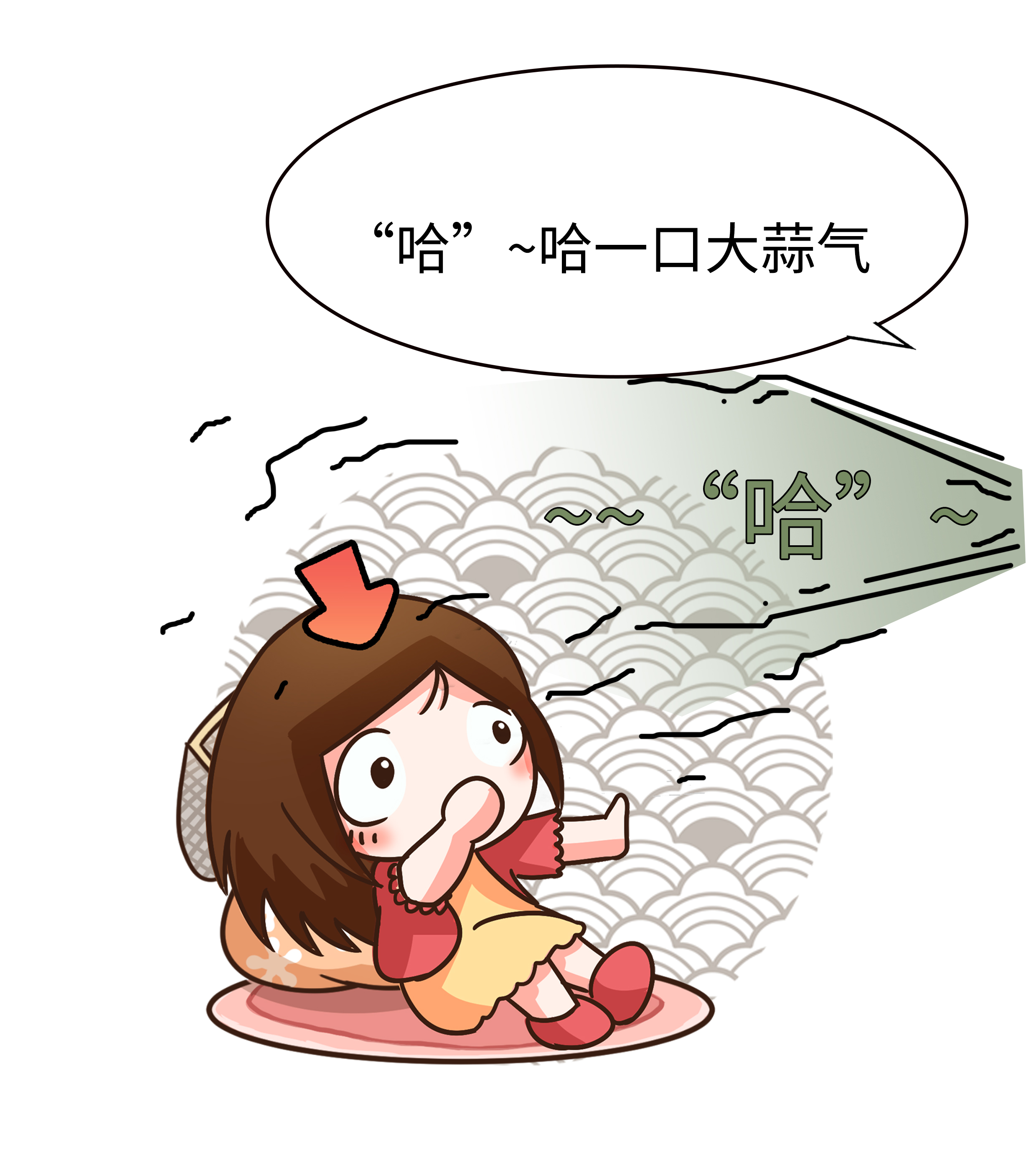 这场蒜味的持久战，是每一个嗜蒜如命的人不知道的事（菲李漫画）