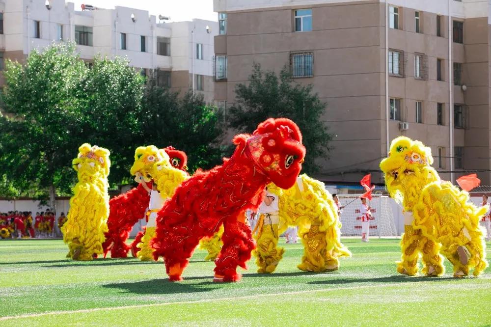 包头包钢实验一小运动会开幕式,包钢实验一小全员运动会