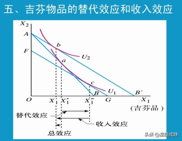 吉芬商品的替代效应和收入效应图,吉芬商品收入效应大于替代效应