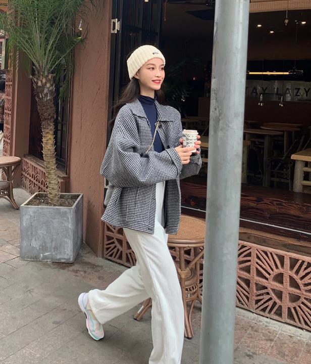 冬天穿什么裤又保暖又好看,冬天毛呢裤怎么搭配才有气质