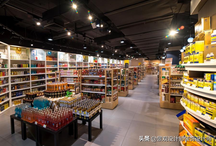 商场店铺设计案例图纸,超市设计图解大全