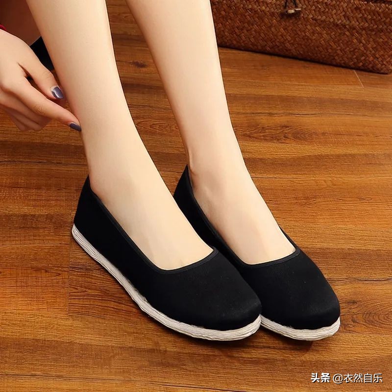 亚麻鞋子女款妈妈鞋,亚麻布料的鞋