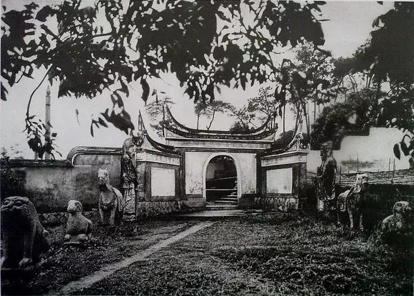 100年前中国风景建筑老照片,两亿多年前的景观
