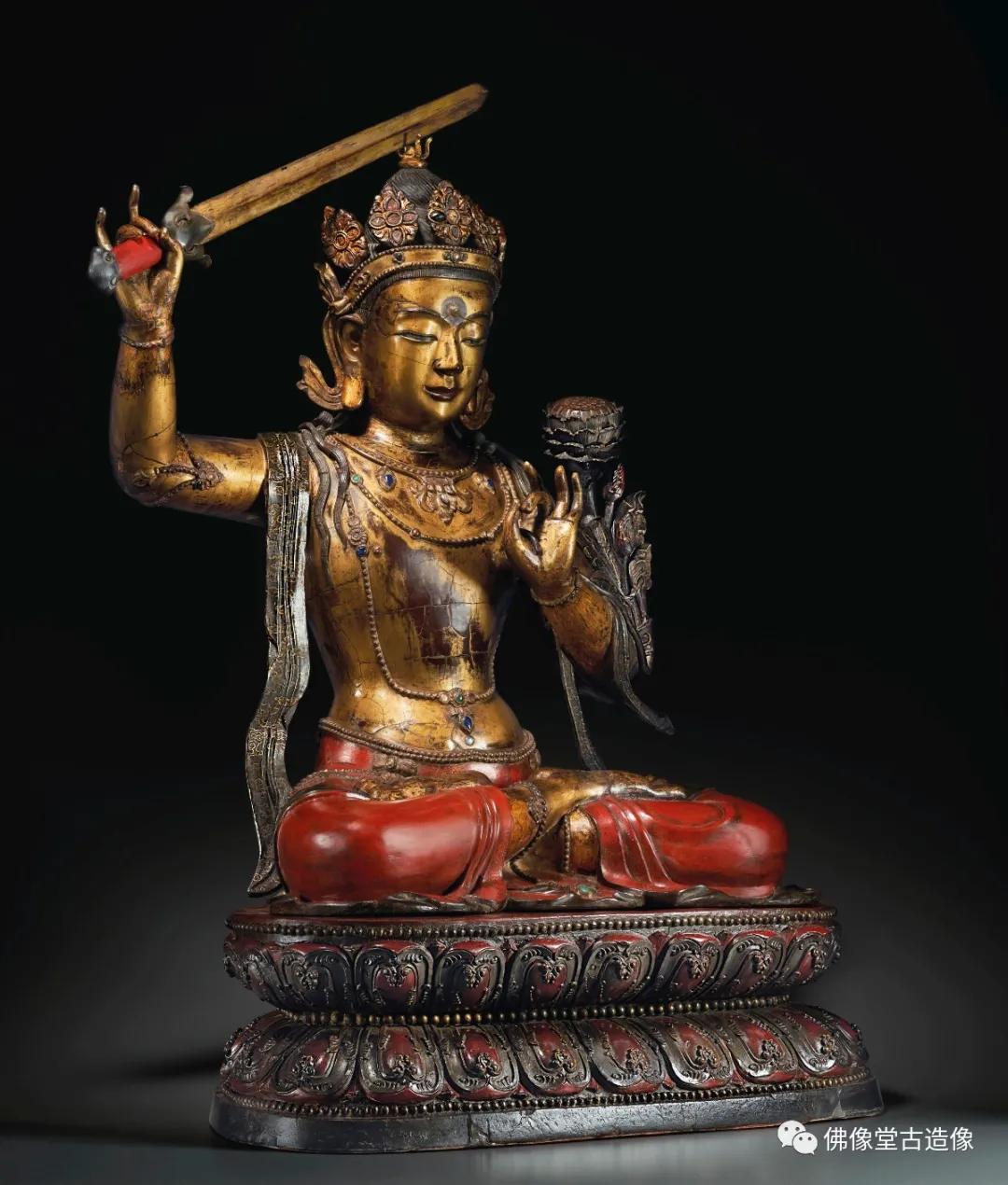 一尊佛像真品价格,漆木造像