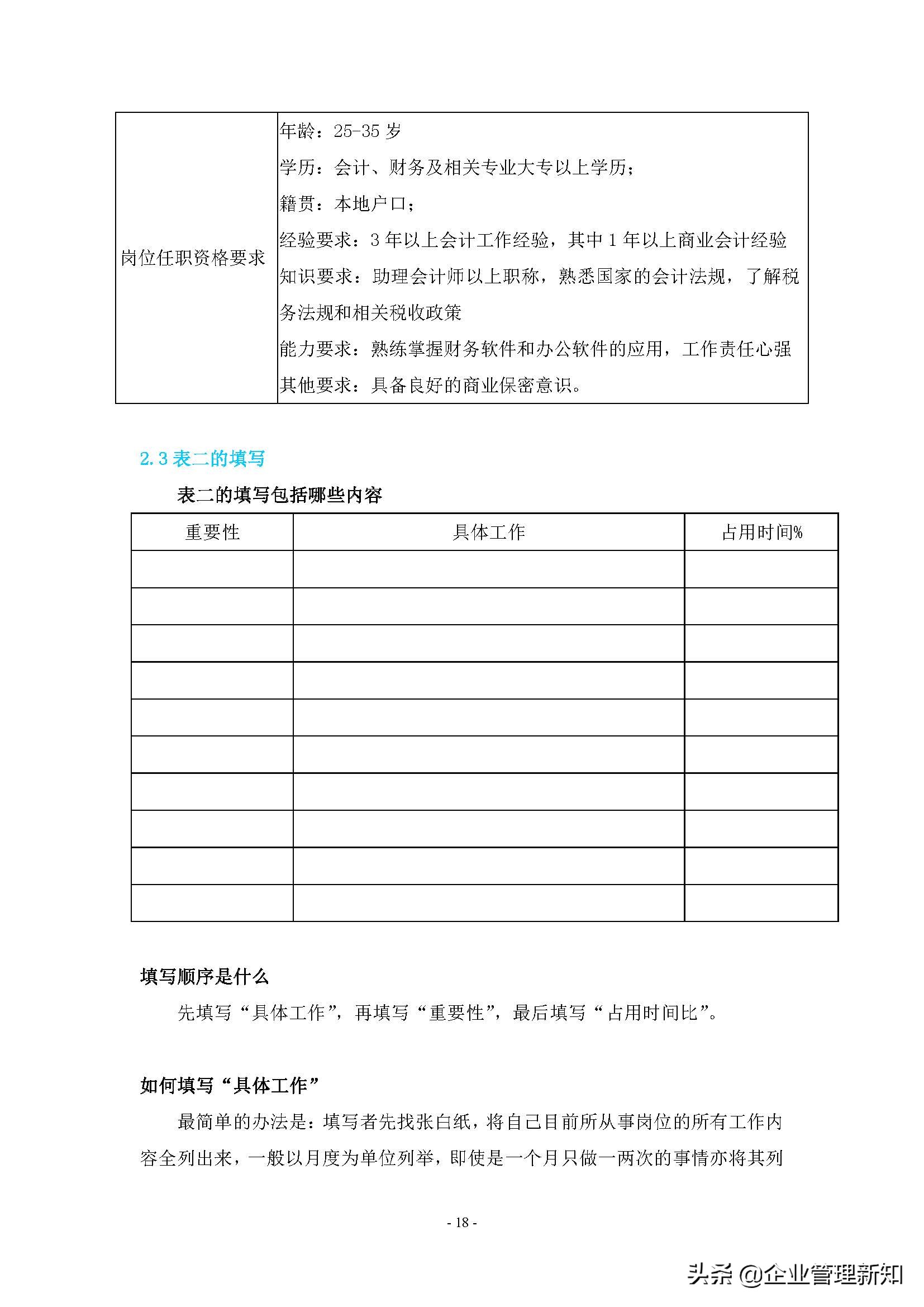 企业组织系统工具之工作分析，4大章节详细阐述（附案例）