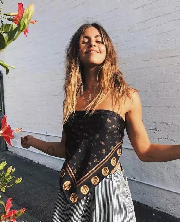 一学就会的丝巾五种系法,大长款丝巾的花样系法大全