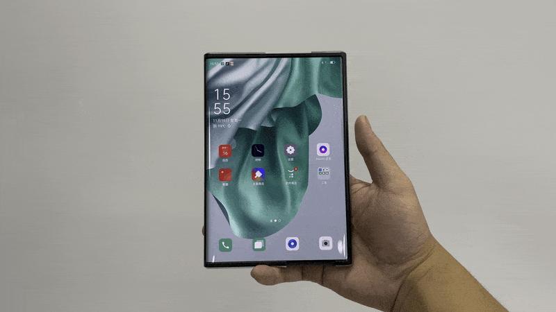 柔性卷轴屏,oppo柔性屏