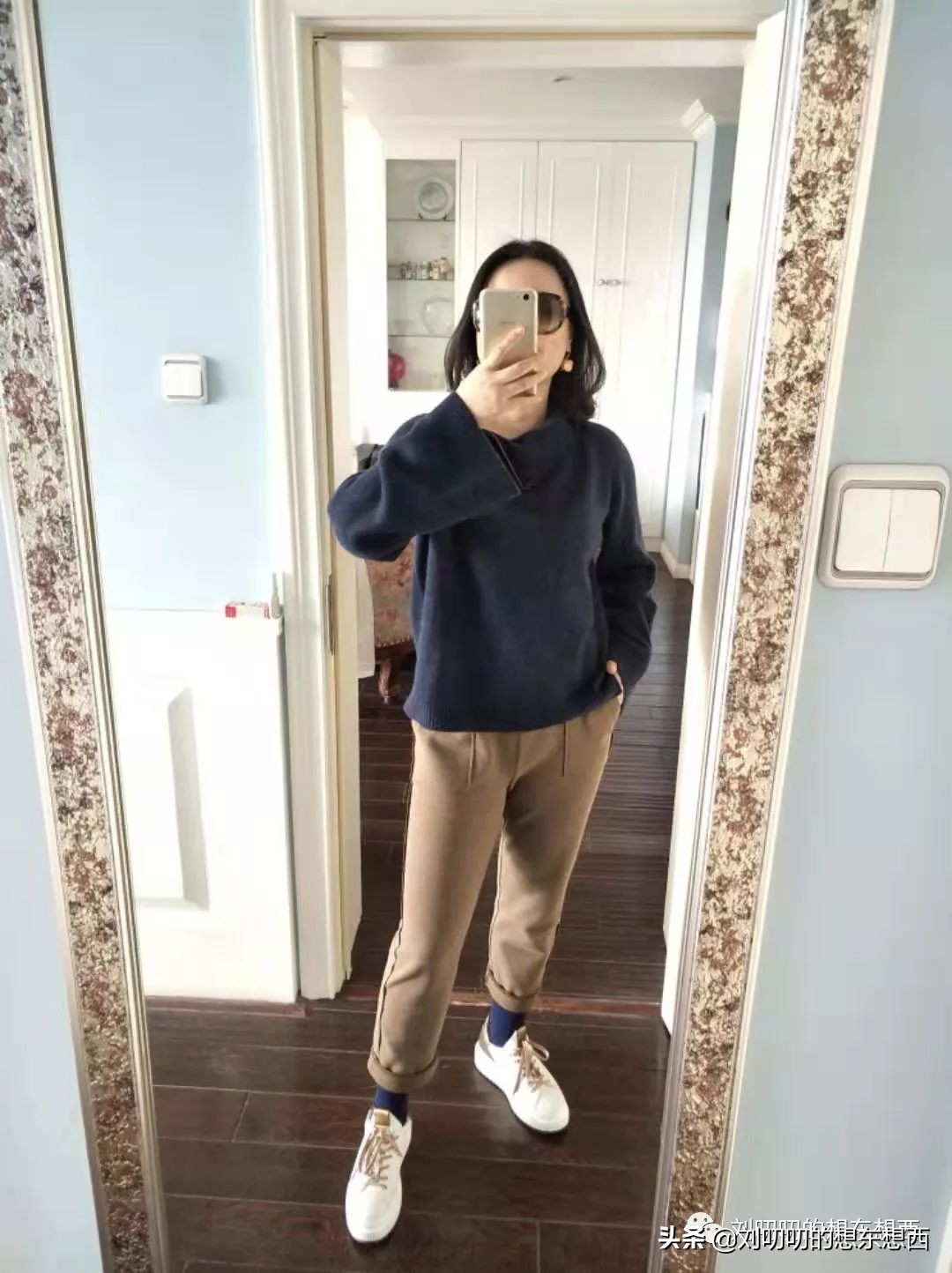 羊绒衫穿搭技巧秋冬,休闲装搭配冬款