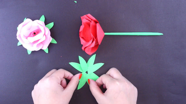 手残*党**也能学会的玫瑰花折纸，情人节送给女神惊喜，手工折纸详解