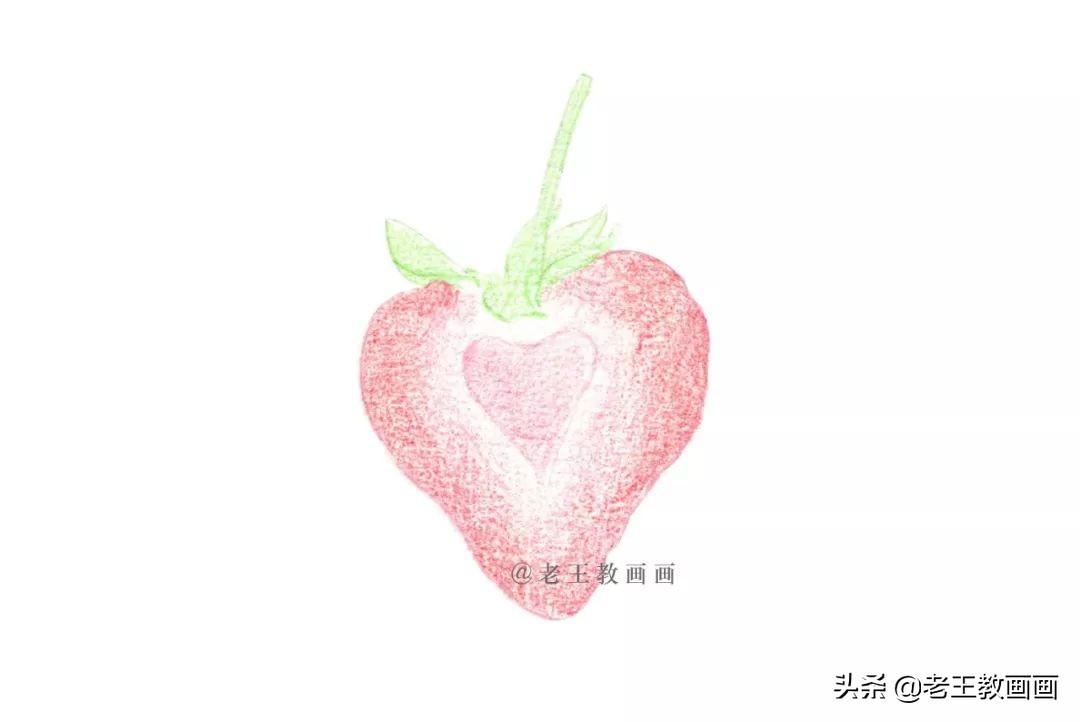 怎么画草莓熊石膏娃娃,怎么画一个草莓超级大又可爱