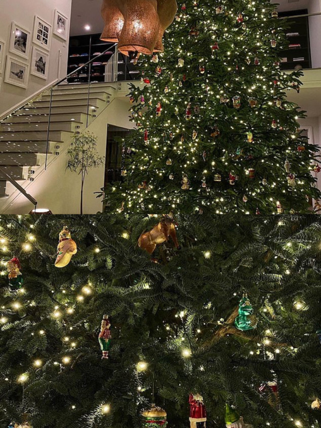 富婆金小妹穿迪奥，任性炫富，和女儿雪中拍照，与NBA球星结缘