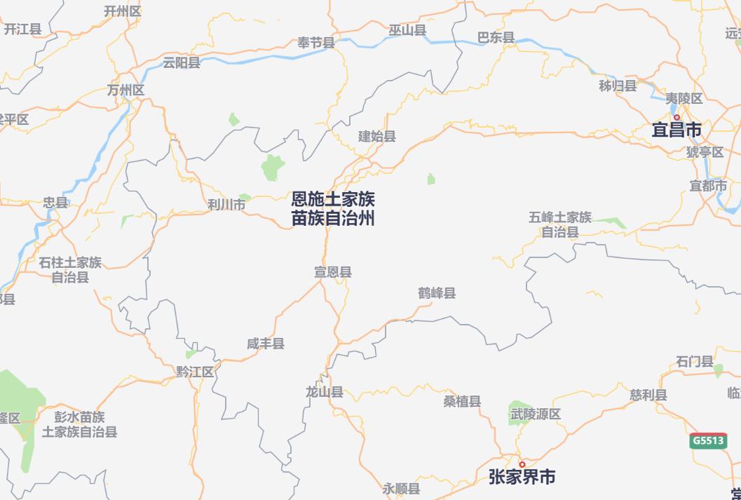 湖北恩施土家族苗族自治州城市,恩施土家族苗族自治州辖区