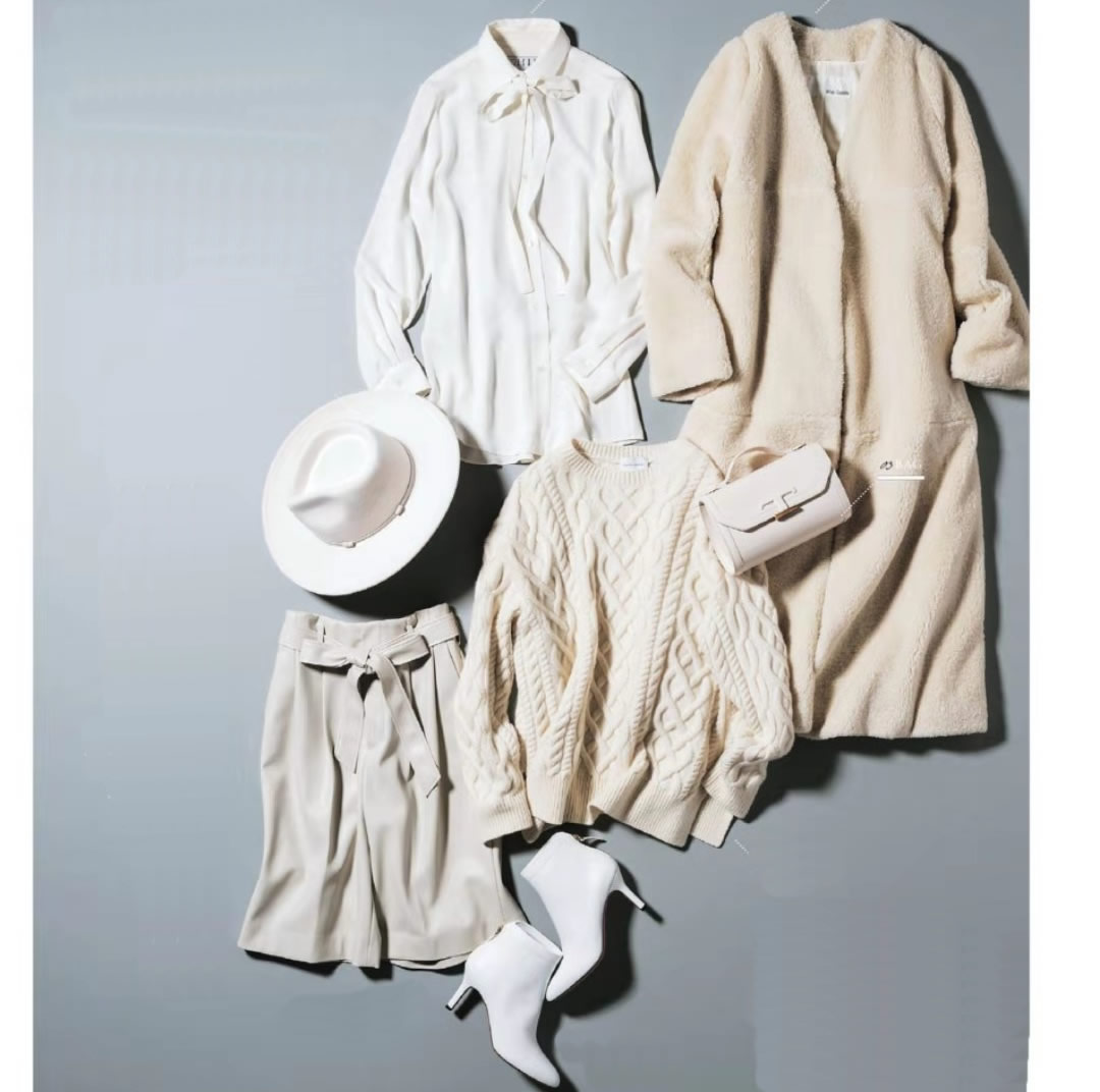 白色秋冬高级感穿搭,高级感白色秋冬穿搭