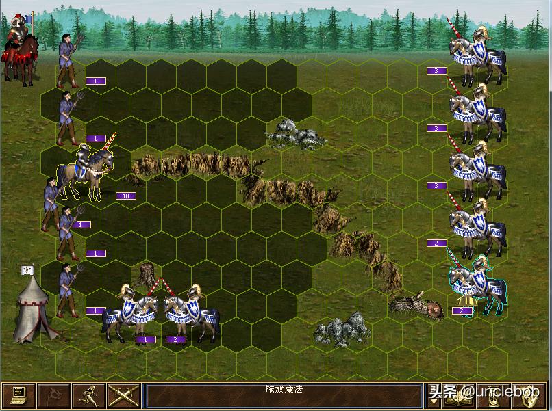 英雄无敌3打比蒙的图,英雄无敌3死亡阴影与深渊号角