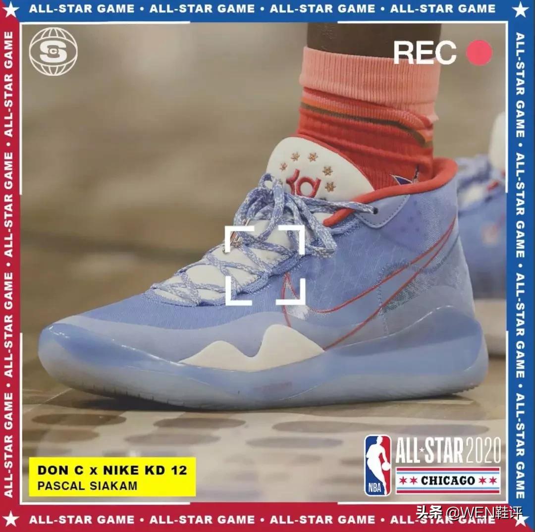 nba全明星球员上脚球鞋,nba2019全明星球鞋上脚