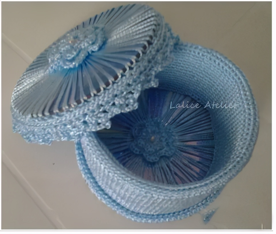 废旧光盘钩针收纳,可以钩什么物件好看又实用