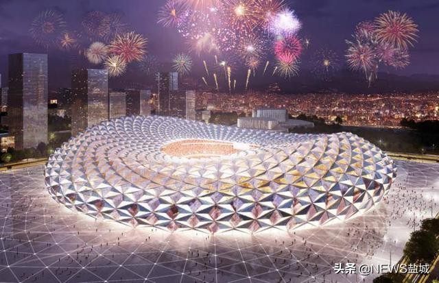 恒大集团足球场,恒大正在建设的10万人体育场