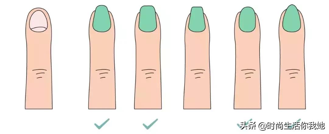 美甲怎么选择适合自己的指甲形状,看一下美甲款式