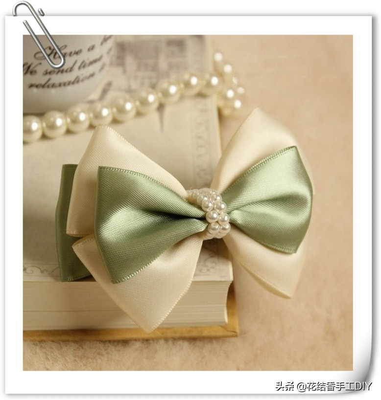 蝴蝶结发饰手工制作简单,蝴蝶结发饰diy教程网红大蝴蝶结