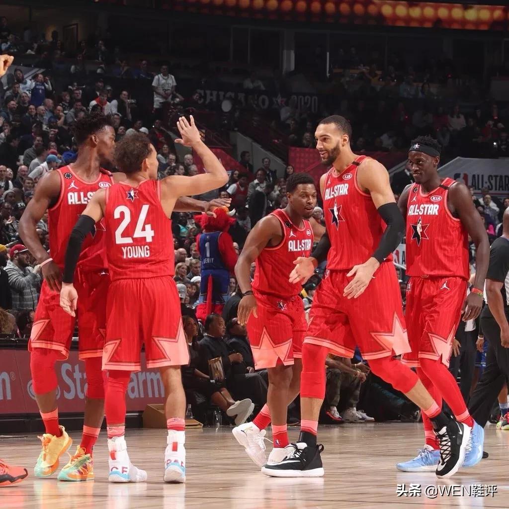 nba全明星球员上脚球鞋,nba2019全明星球鞋上脚