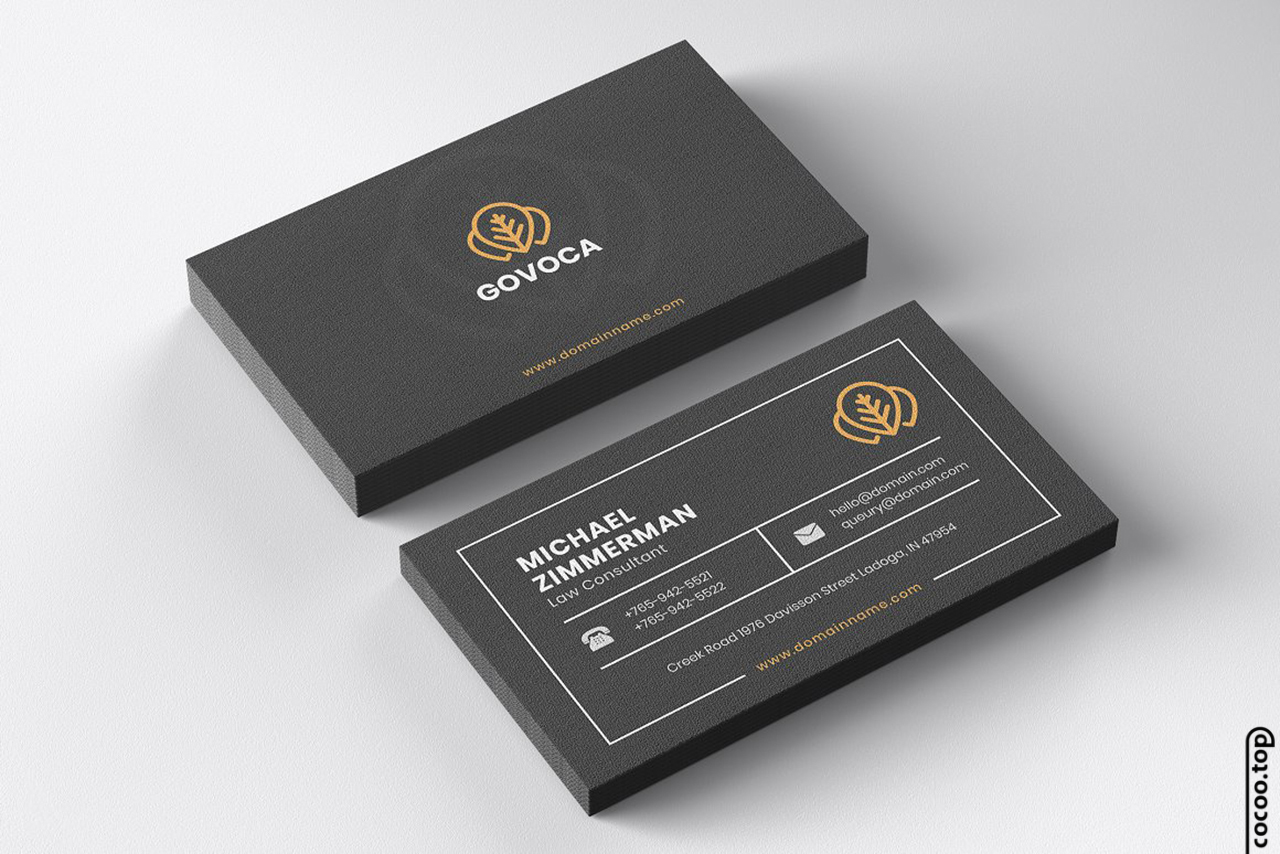 商务名片设计欣赏极致留白,商务名片设计欣赏简而雅