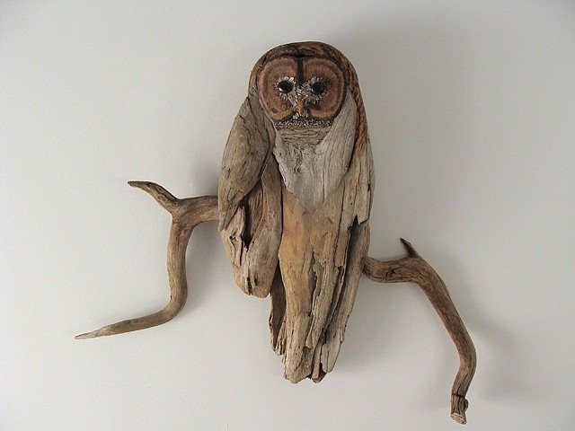 木头艺术创意作品,木头雕塑艺术品制作