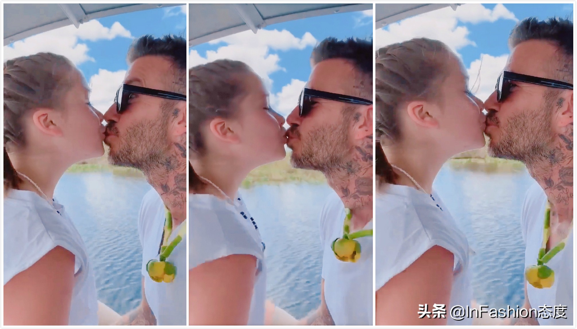 贝克汉姆第一次谈小七,贝克汉姆回应吻小七