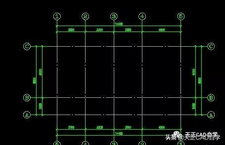 天正cad怎么根据墙体绘制轴网,天正cad绘制轴网教学