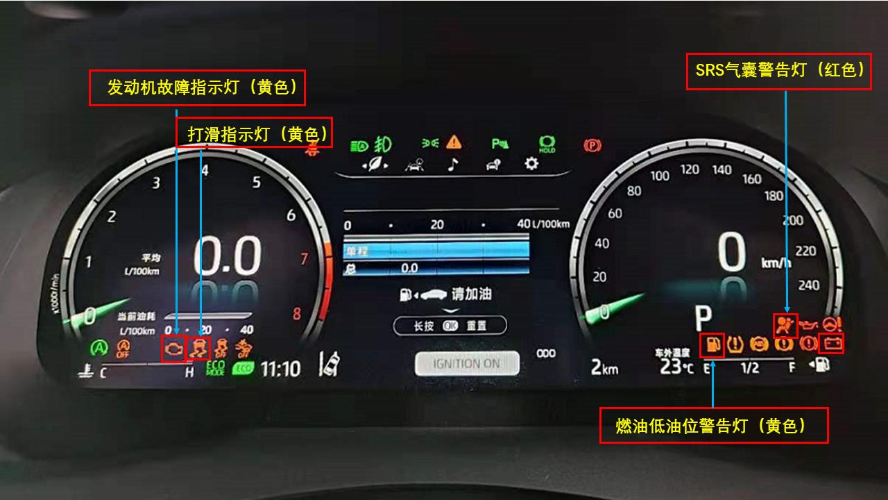 常见的汽车仪表警告灯和指示灯,汽车警告灯亮的含义