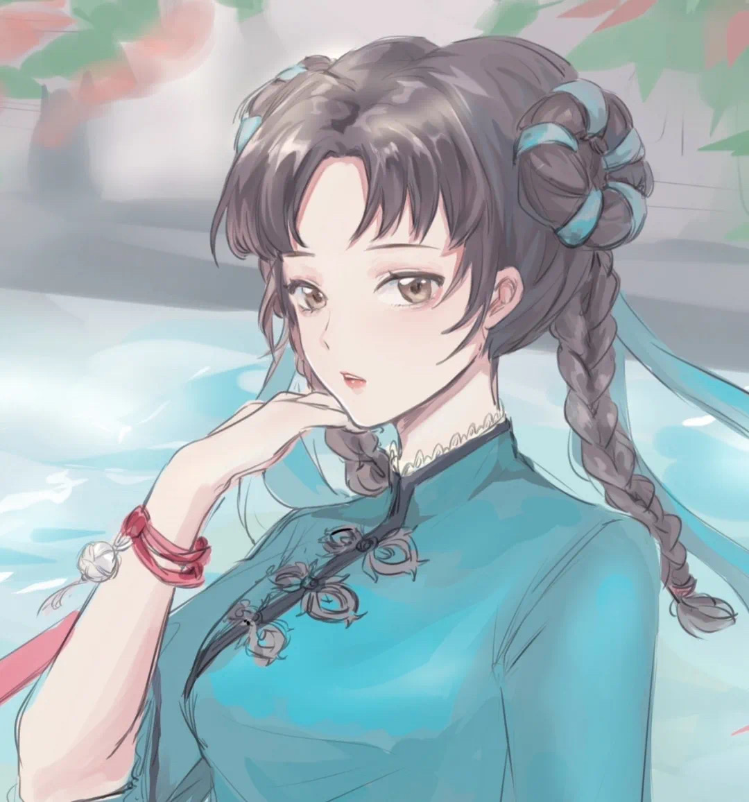 闺蜜头像动漫图片一人一半粉色系,女生专用头像超萌可爱动漫闺蜜