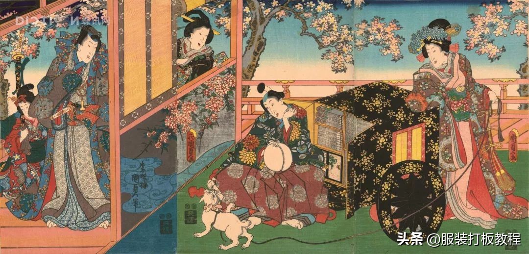 服装设计纹样款式图,服装设计潮流穿搭流行趋势