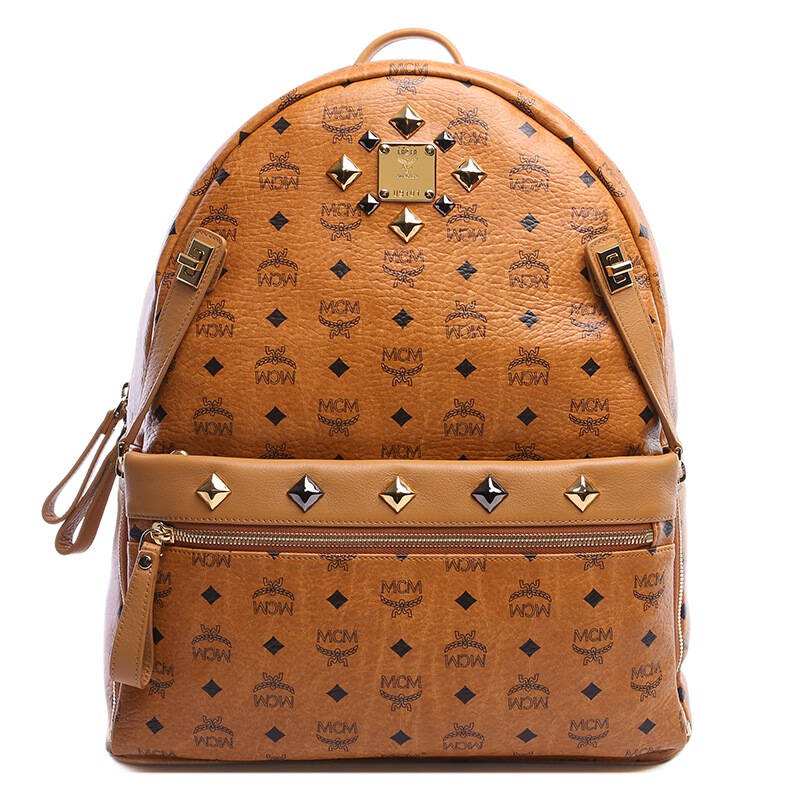 mcm铆钉蛇皮双肩包适合什么人背,mcm经典款双肩包新款和旧款的区别