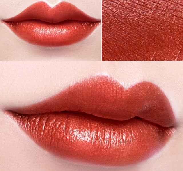 金属鲜亮口红,金闪大红色口红