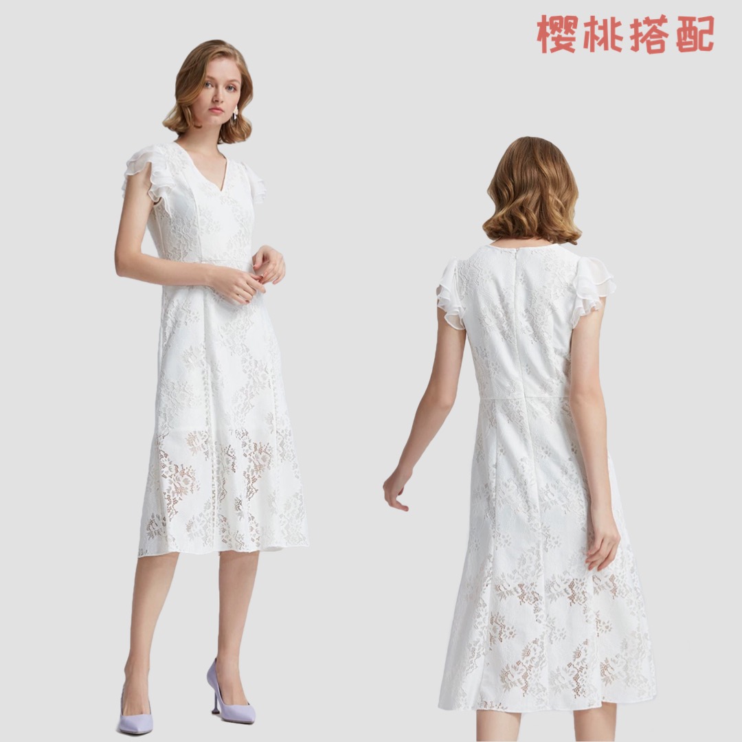 欧时力ochirly黑色连衣裙2021春款,欧时力ochirly连衣裙测评