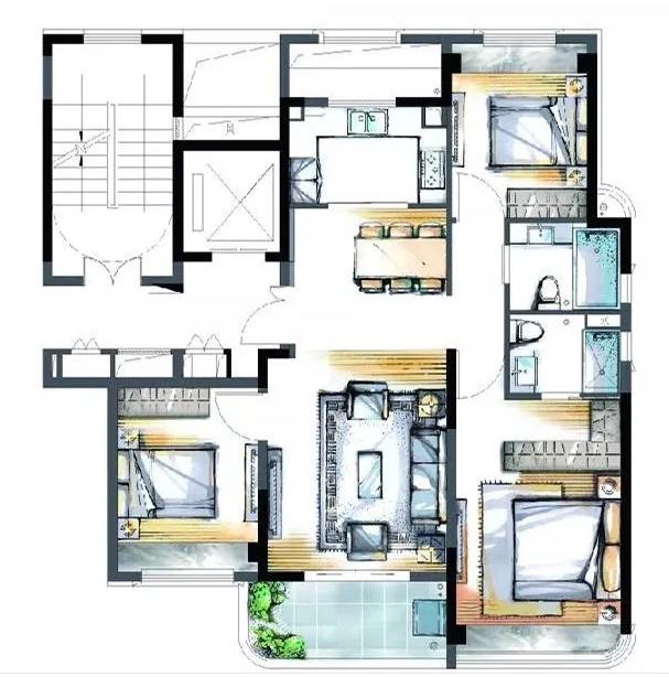颐盛御中环95平方户型,颐盛御中环二期怎么样