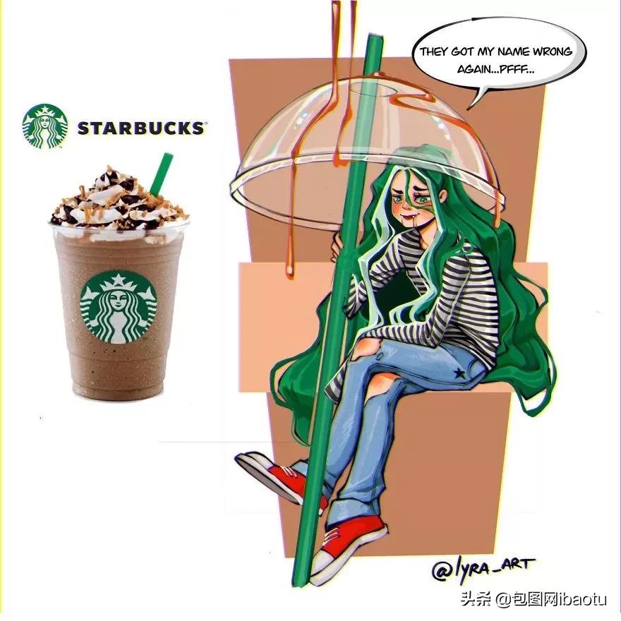 把可乐拟人化,把可口可乐拟人化