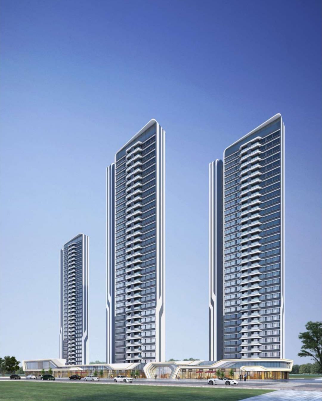 珠海前海后花园别墅,中海星筑97平户型图