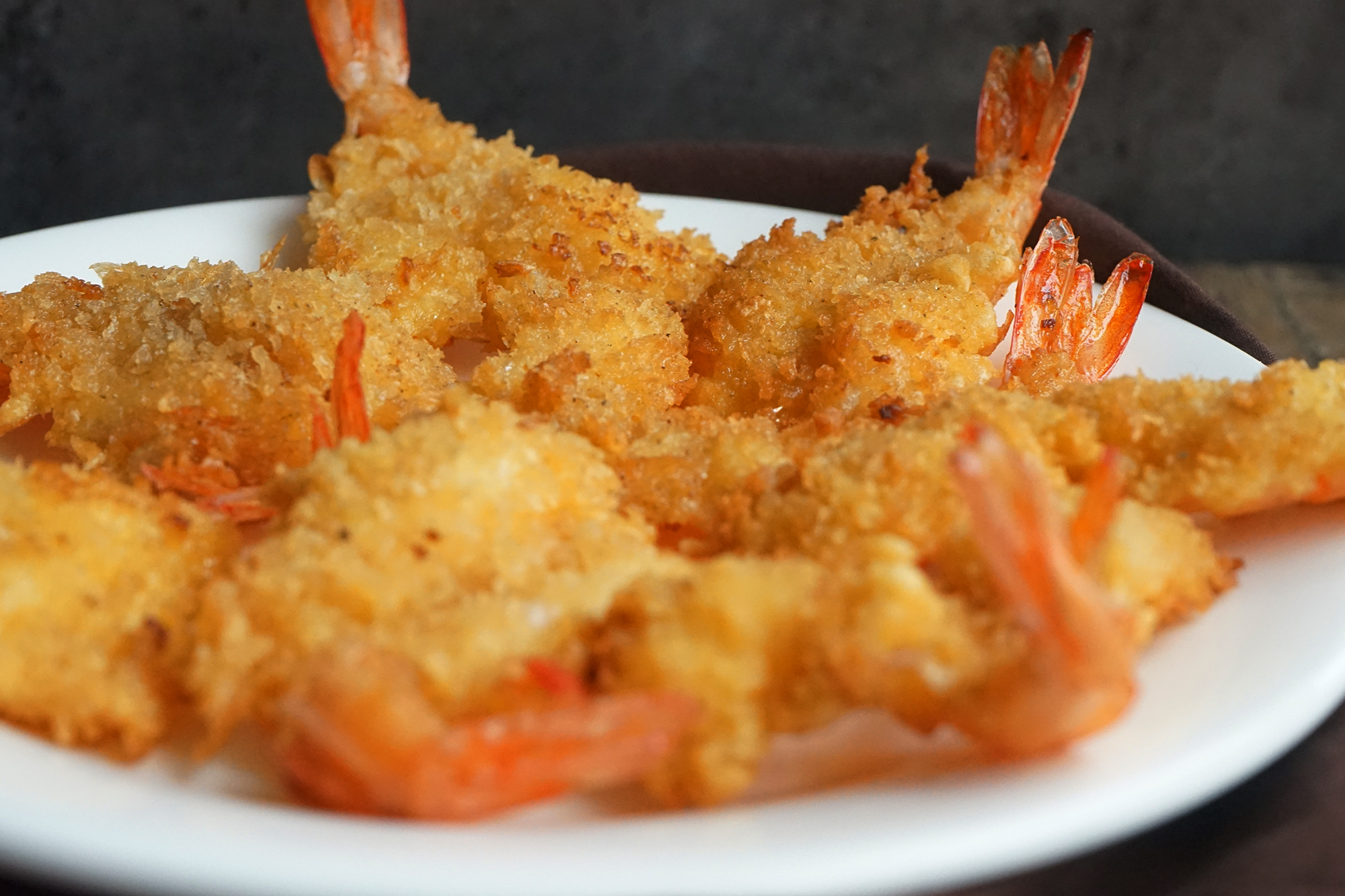 面包糠天妇罗炸虾教程,假天妇罗