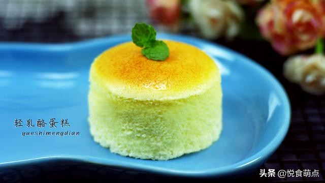 细腻绵软入口即化的轻乳酪蛋糕,轻乳酪蛋糕开裂