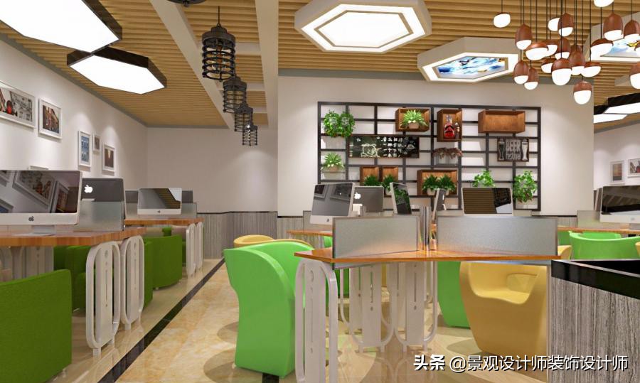 网咖设计效果图,网咖设计图哪找