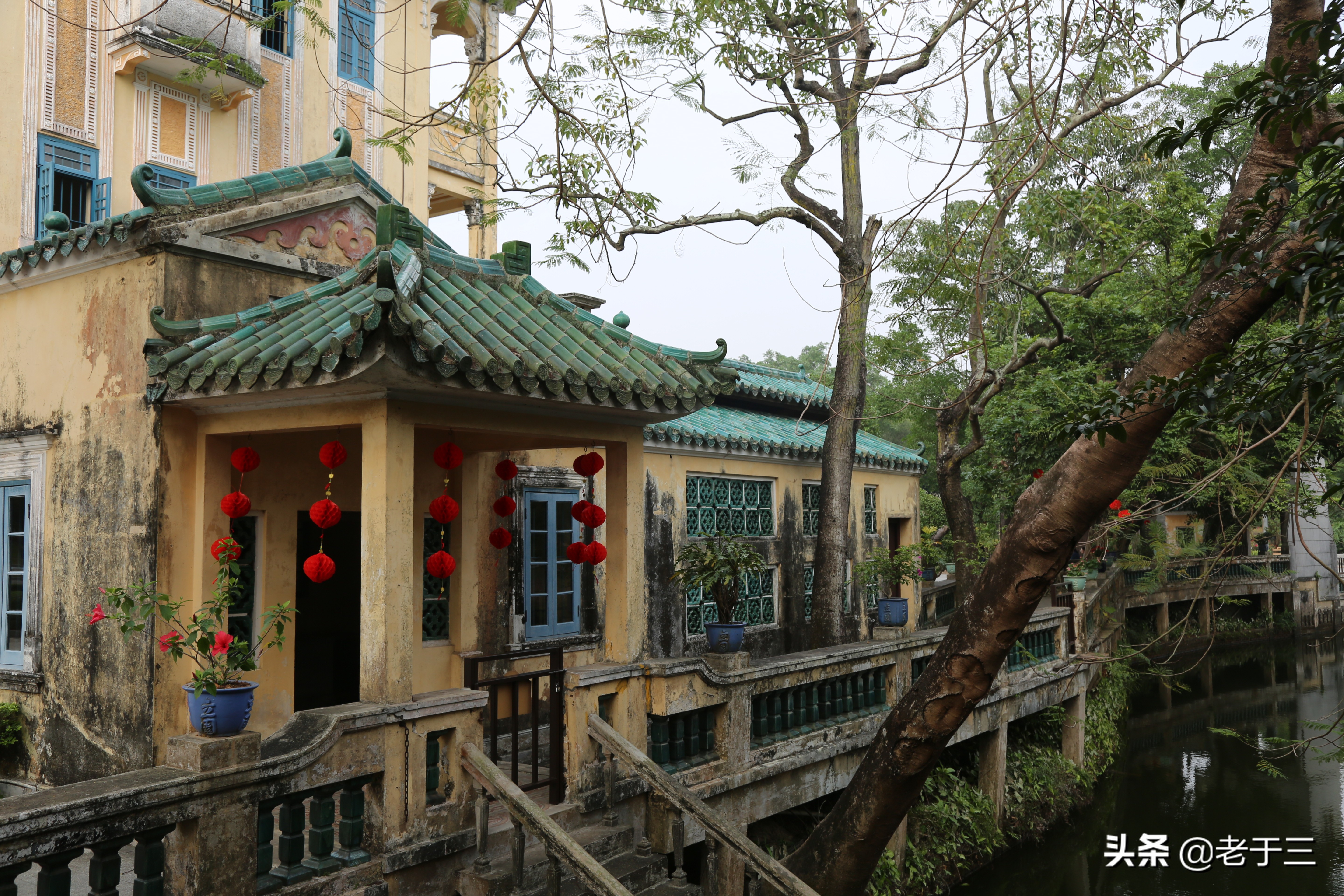 开平立园别墅,开平立园花园景观